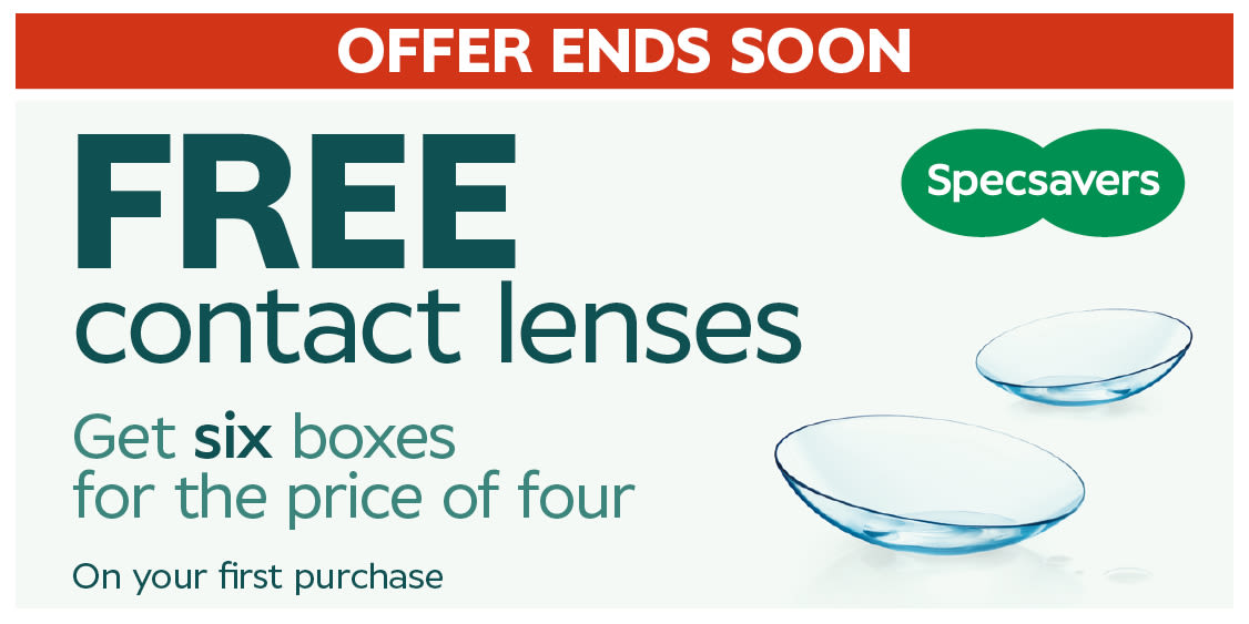 Free Contact Lens Offer*