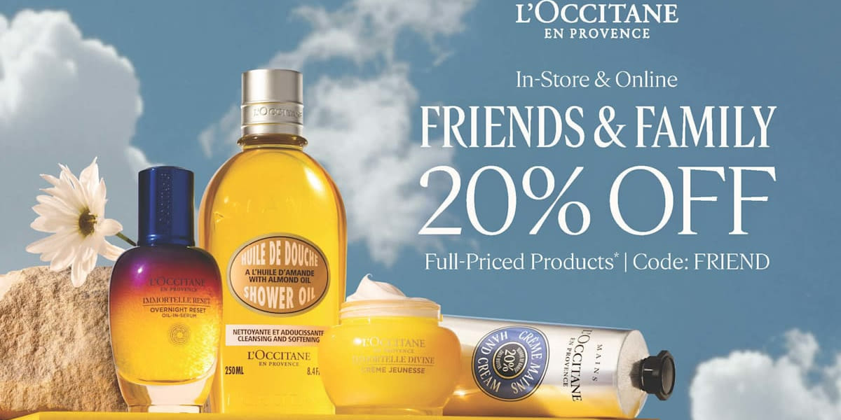 20% Off — Friends & Family Exclusive