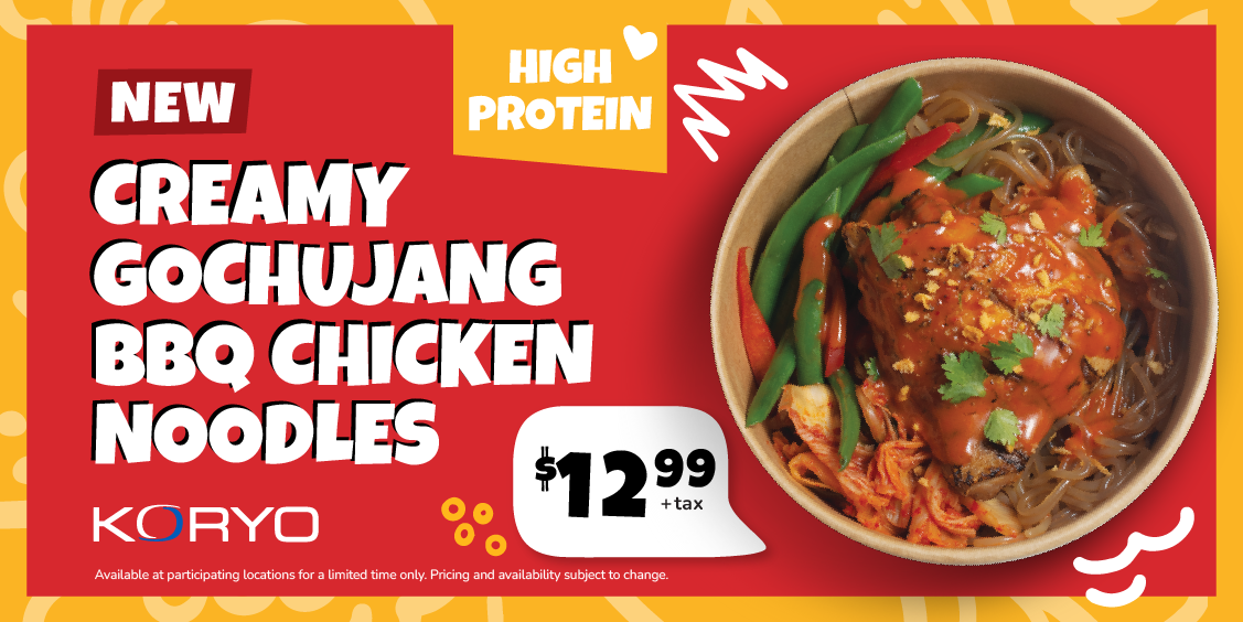 Koryo Korean BBQ - NEW Creamy Gochujang BBQ Chicken Noodles