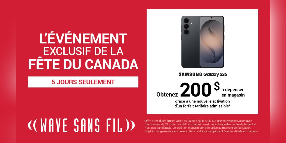 L'ÉVÉNEMENT EXCLUSIF DE LA FÊTE DU CANADA
