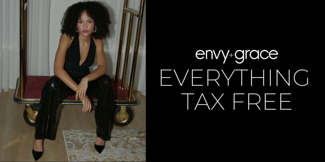 tax free storewide, all your favourites included 🖤