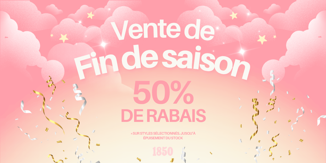 Fin de saison : 50% de rabais, l’occasion à ne pas manquer ! 