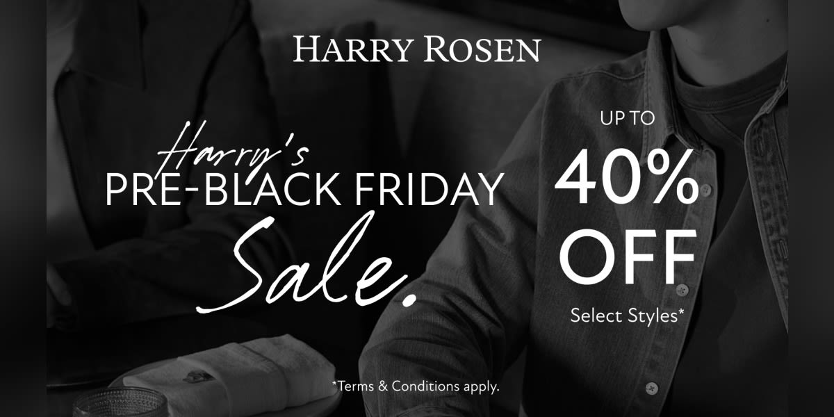 PRE-BLACK FRIDAY SALE