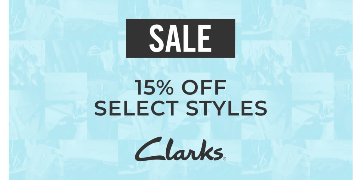 15% Off Select Styles