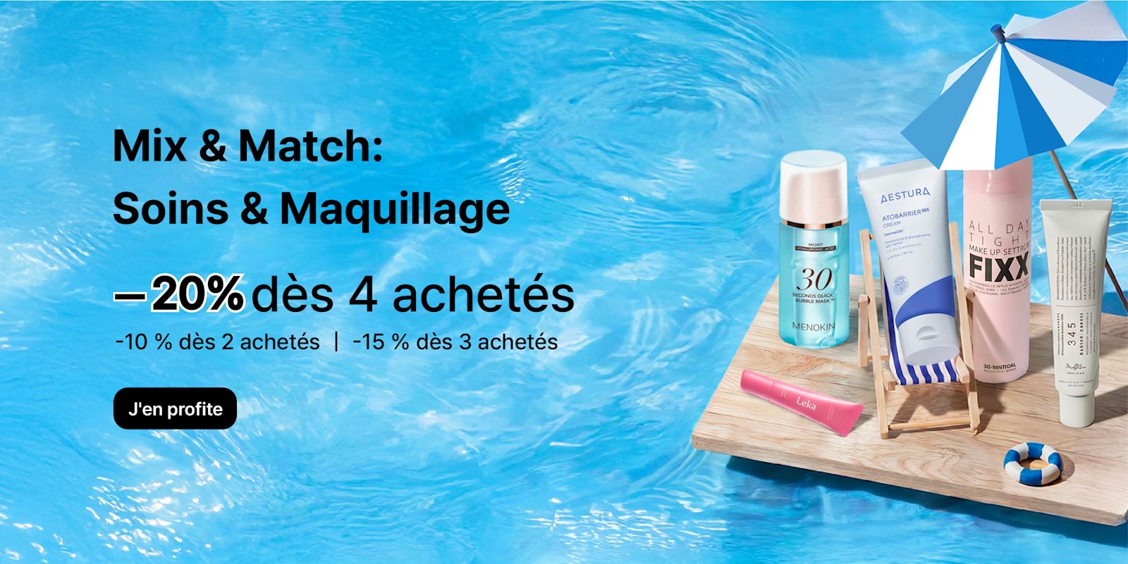 Soins & Maquillage : -20 % dès 4 achetés
