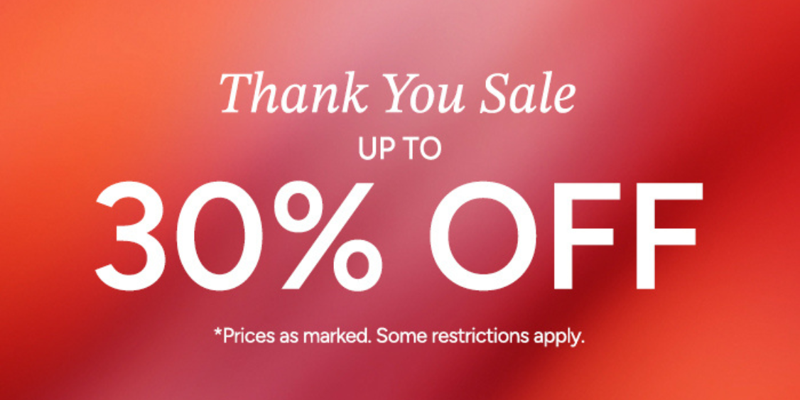 Thank you Sale #ardenelove