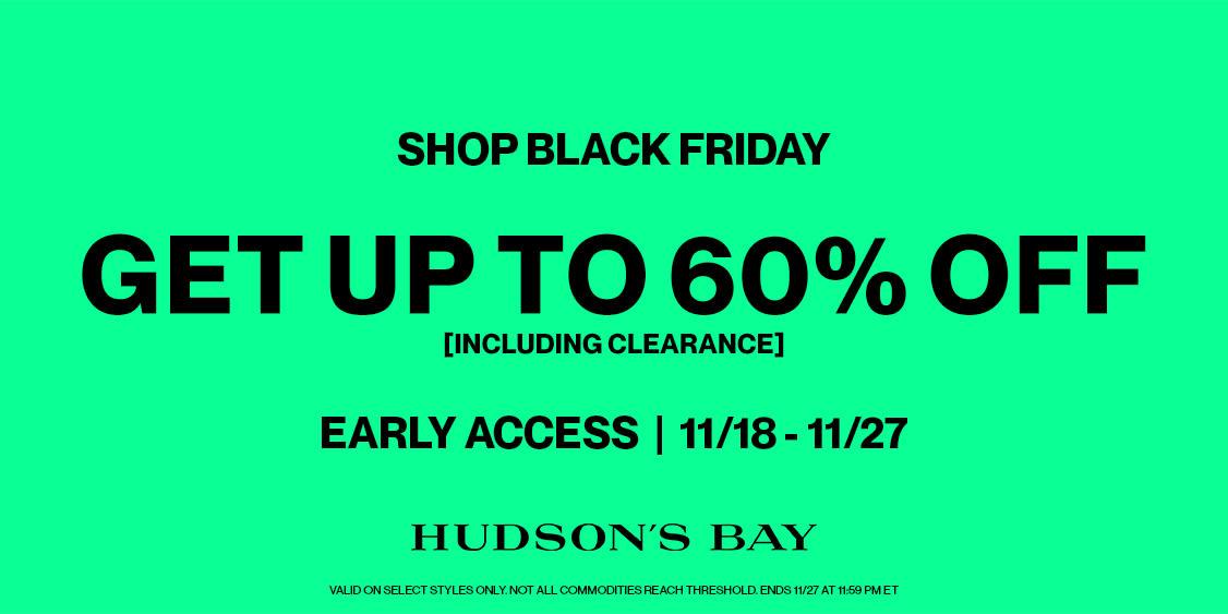 EARLY ACCESS TO BLACK FRIDAY DEALS 