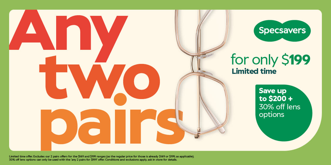 Any Two Pairs for $199