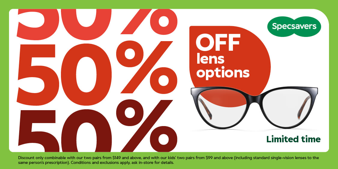 2 Pairs from $149 Plus 50% Off Lens Options!