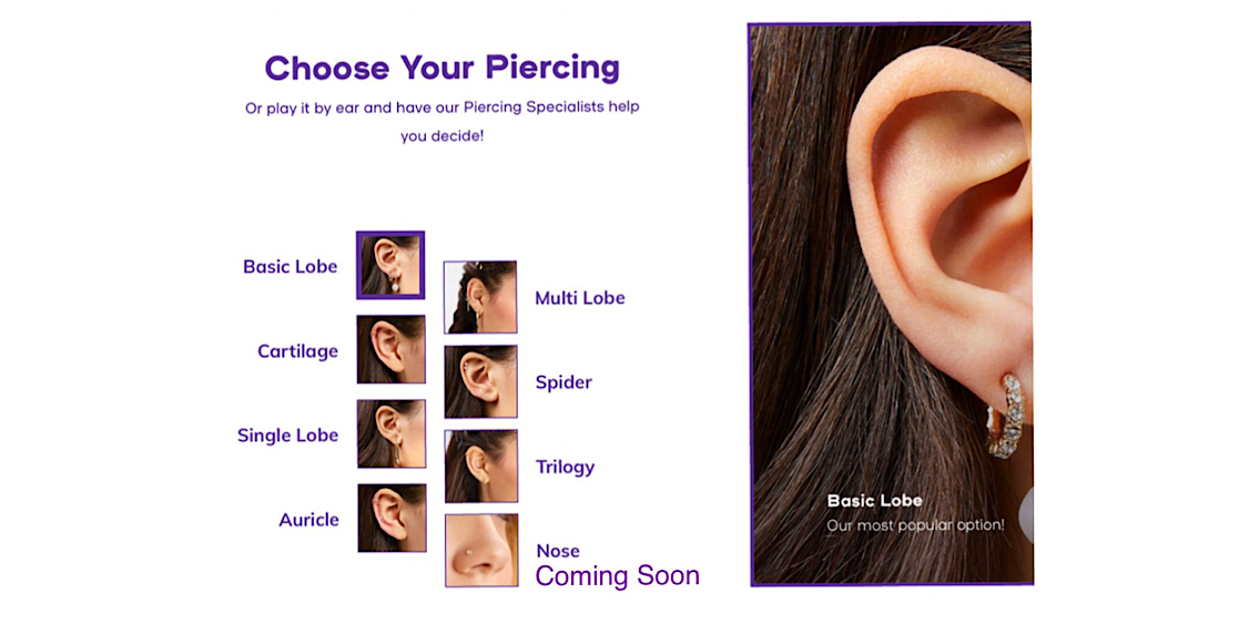 Get FREE Earrings for a year with any Ear Piercing! Now doing Cartilage piercing too!