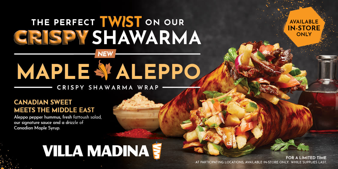 Crispy shawarma just got even sweeter.