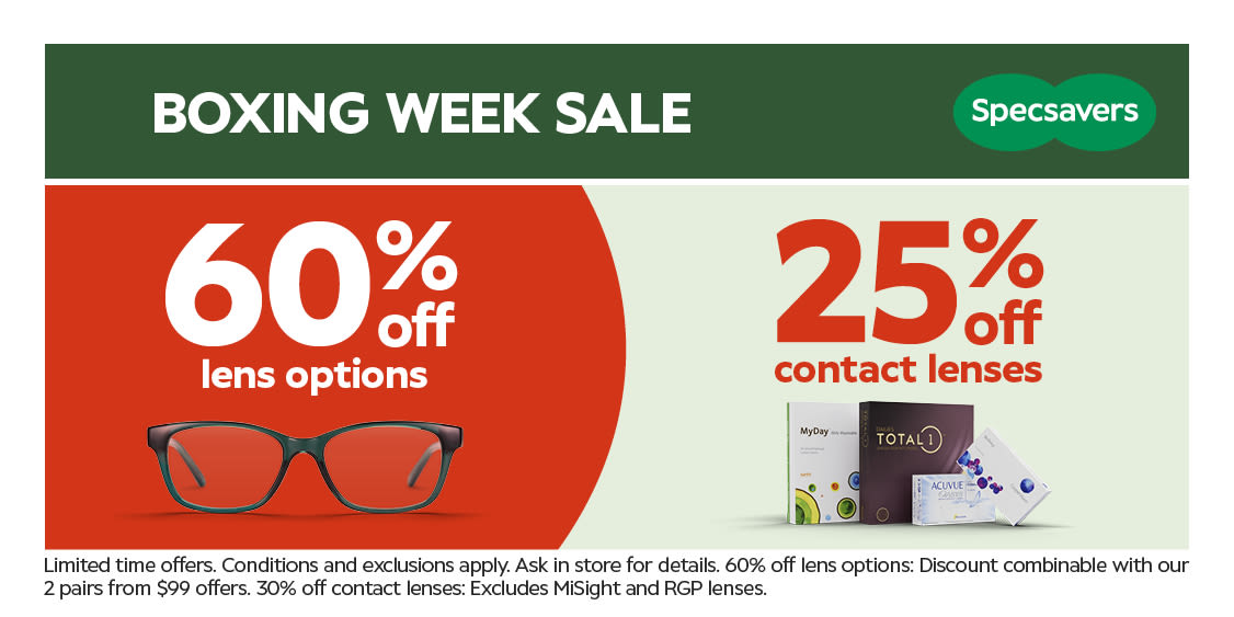 Boxing Week 60% off Sale 