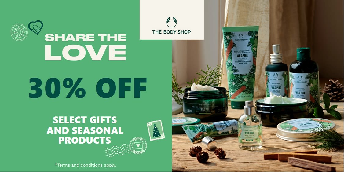 30% OFF SELECT GIFTS AND SEASONAL PRODUCTS!