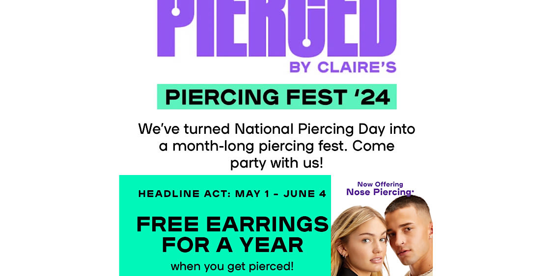 Piercing Fest now on!!!