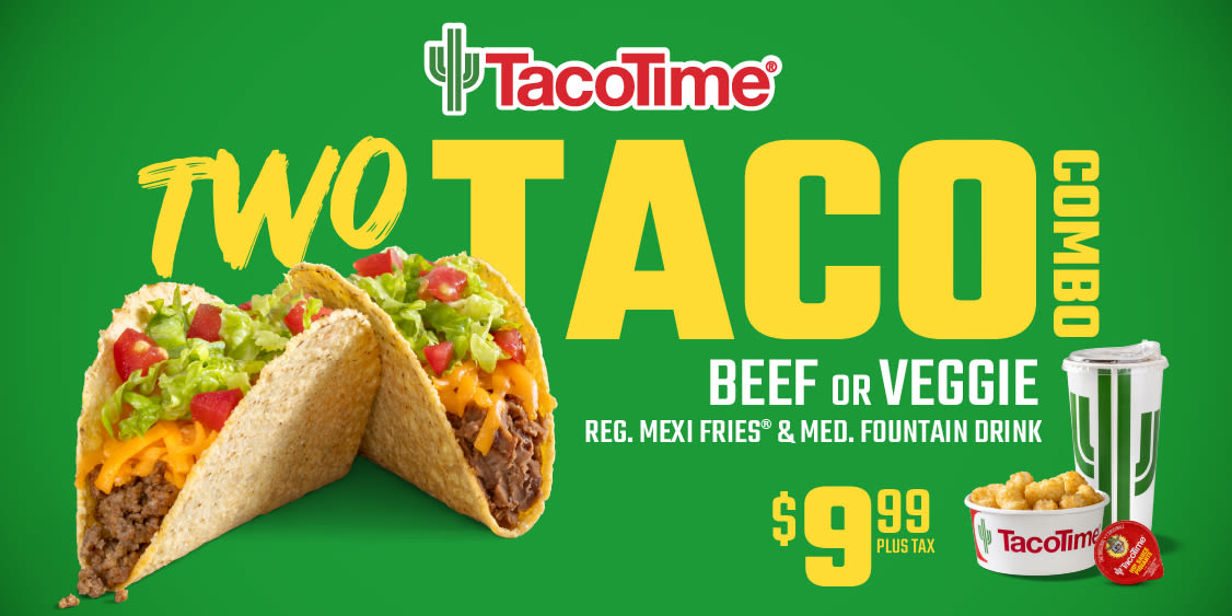 $9.99 Two Taco Combo