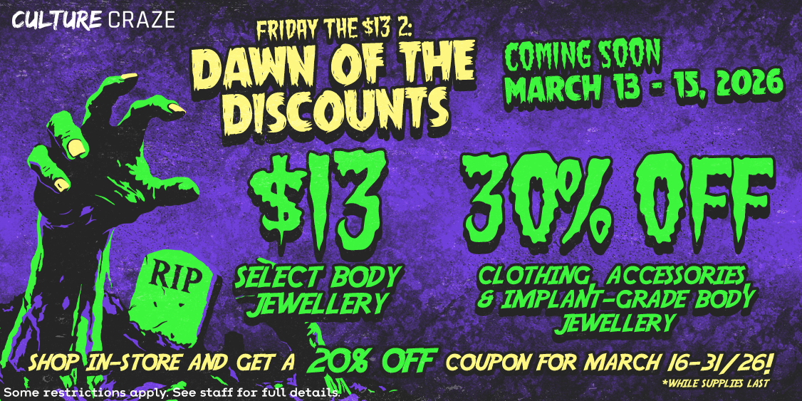 Friday the $13 2: Dawn of the Discounts