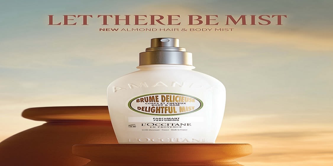 Limited almond hair body mist + free gift with $155 purchase 