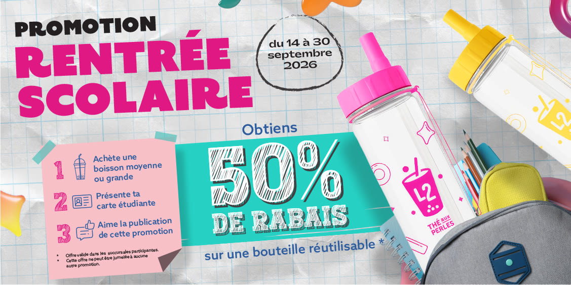 PROMOTION RENTRÉE SCOLAIRE