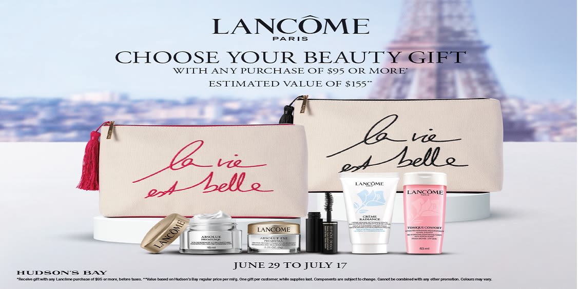 Lancome Free Beauty Gift With Purchase