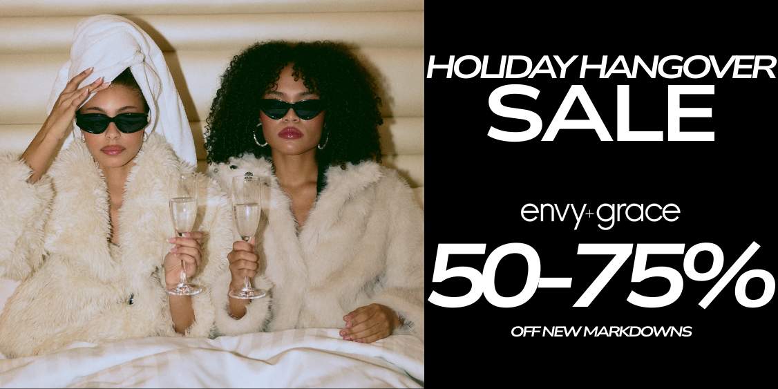 cure your holiday hangover: 50-75% off new markdowns