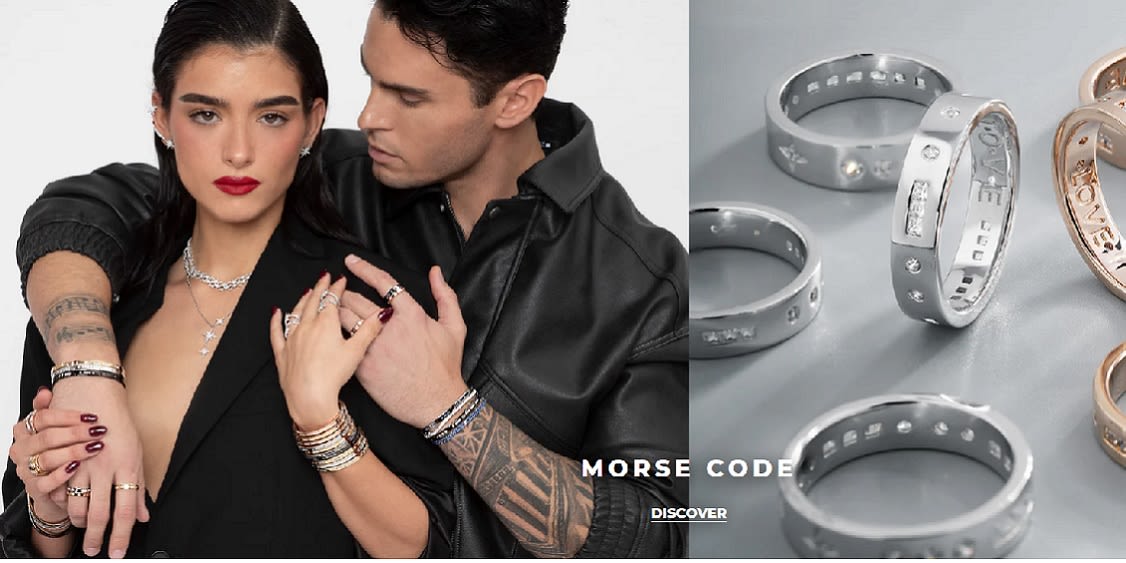 APM Monaco New Morse Code Passion for Love Collection