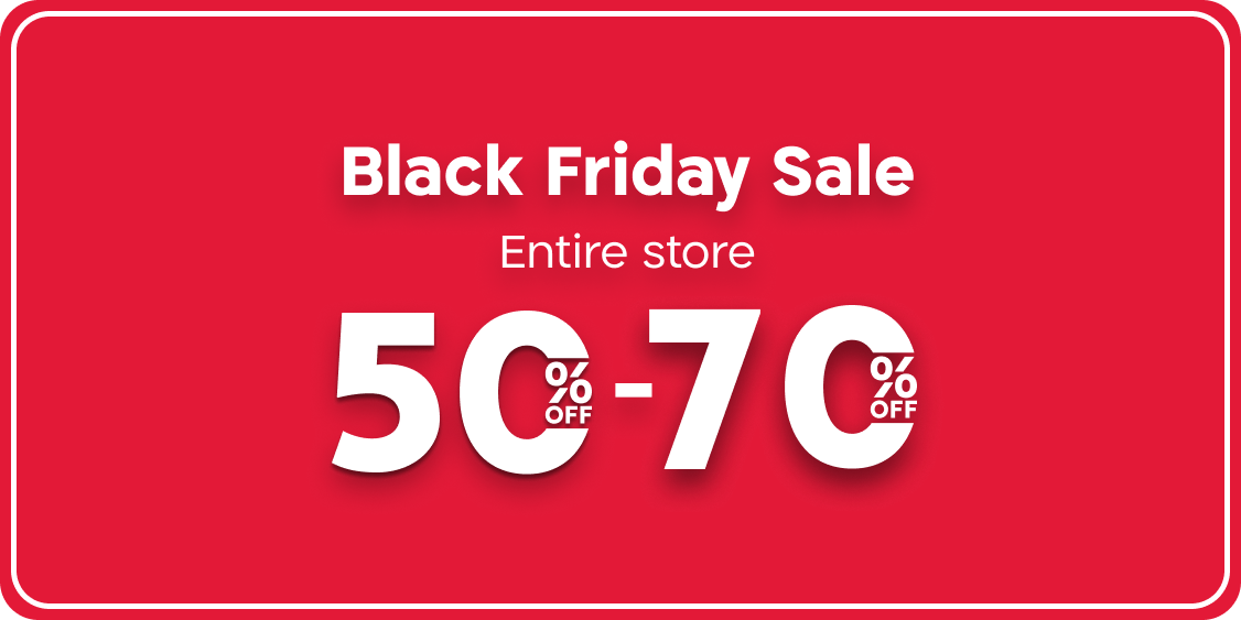 BLACK FRIDAY SALE Entire Store 50%-70% Off