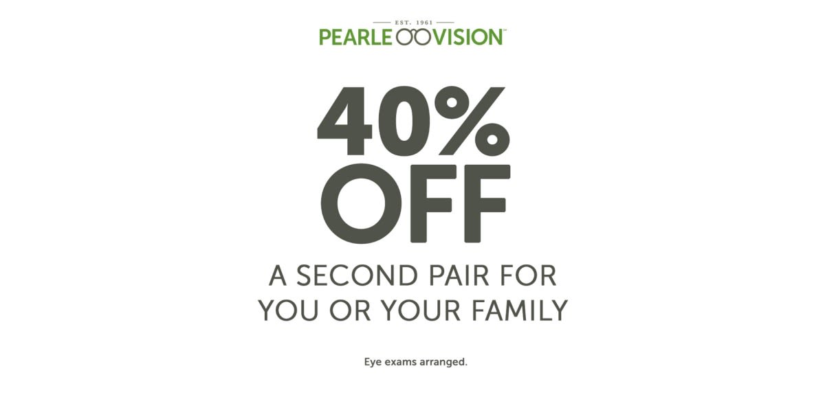 40% Off a Second Pair for You or Your Family