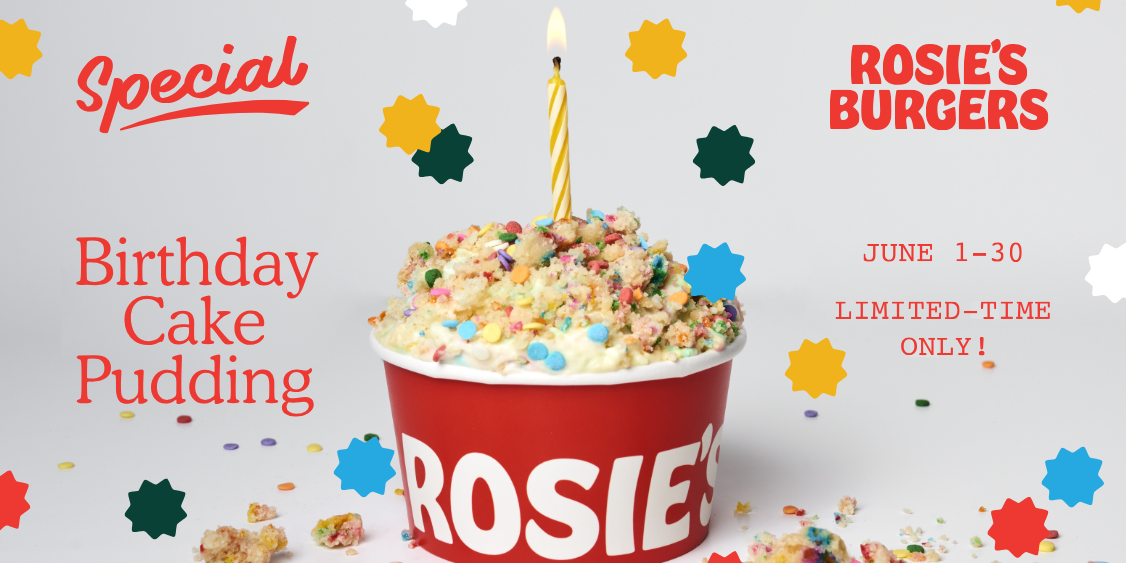 Birthday Cake Pudding is BACK πππ June 1-30
