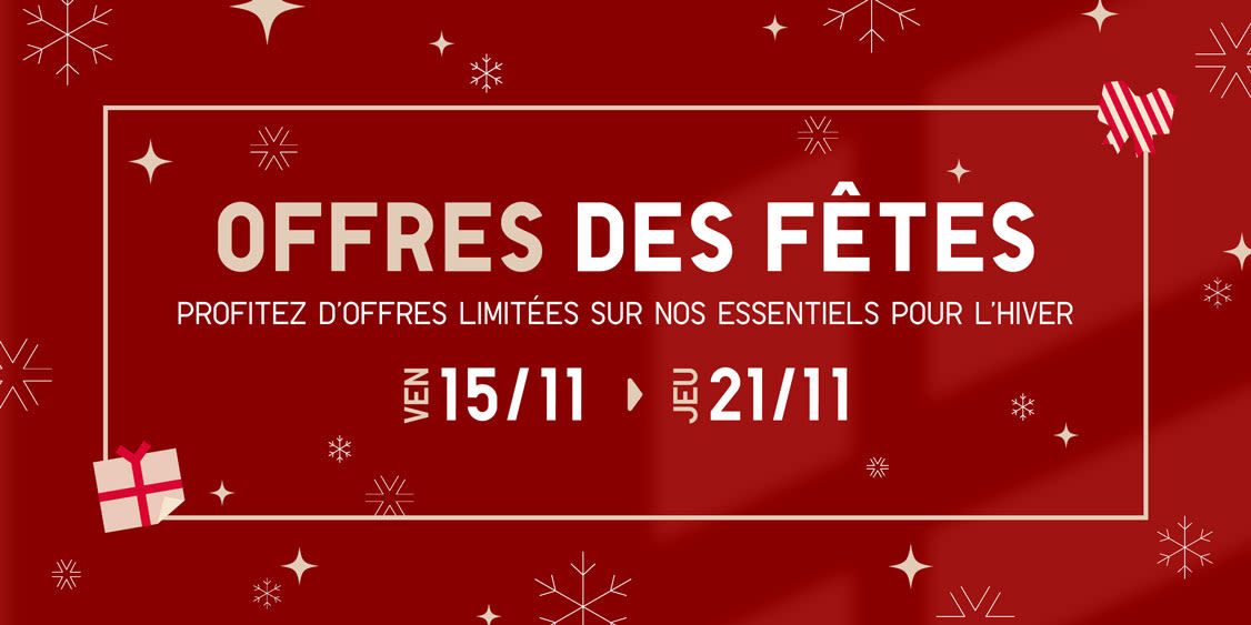 Uniqlo - Offres des fêtes 