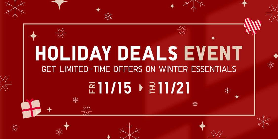 Uniqlo - Holiday Deals Event