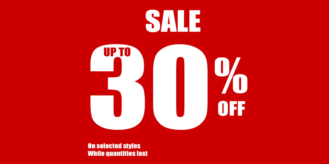 Sale 30% off 