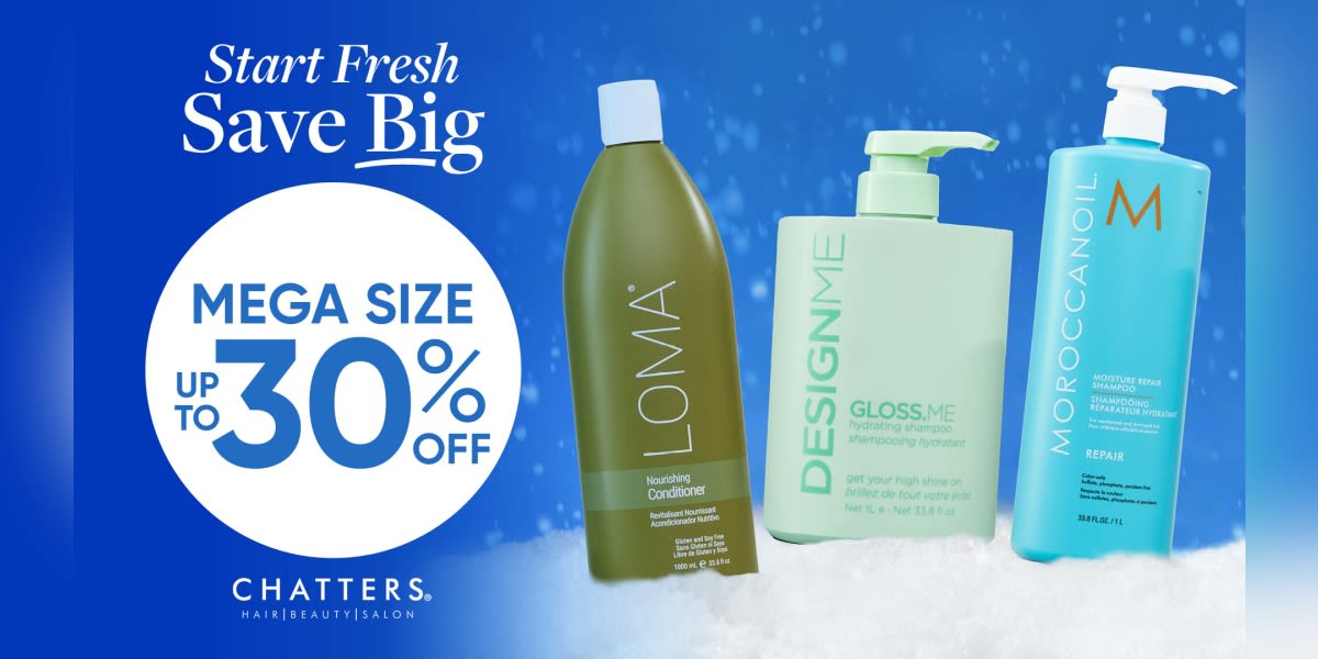 Mega Size, Mega Savings! Up to 30% Off Litres 💥