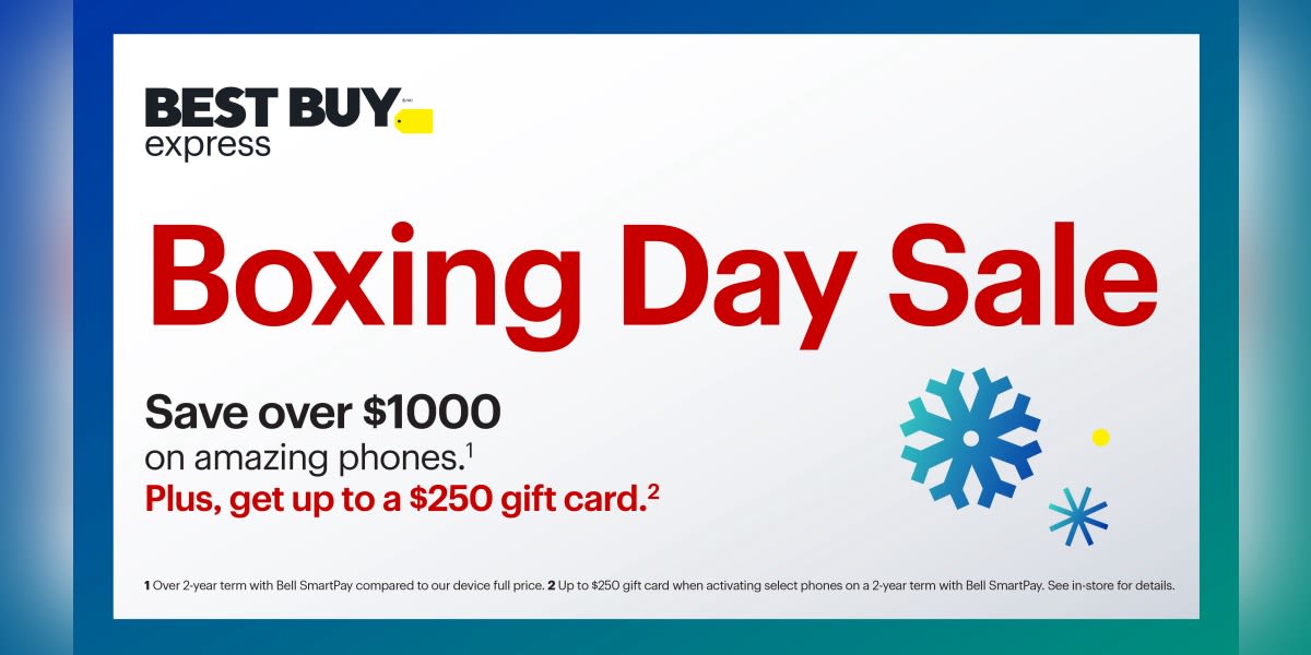Boxing Day Sale is here at Best Buy Express!