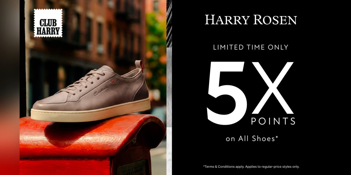 5x Points on All Shoes