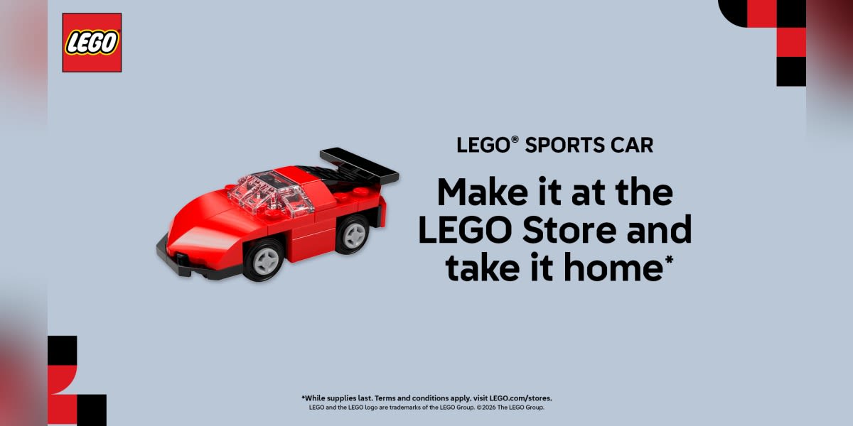 Build a LEGO® Sports Car at The LEGO Store!