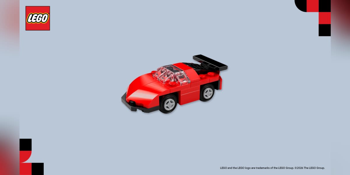 Construire une voiture de sport LEGO® en magasin et emporte-le chez toi!
