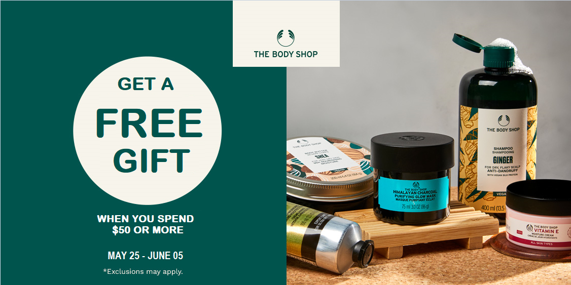 Get A FREE Gift When You Spend $40 & More