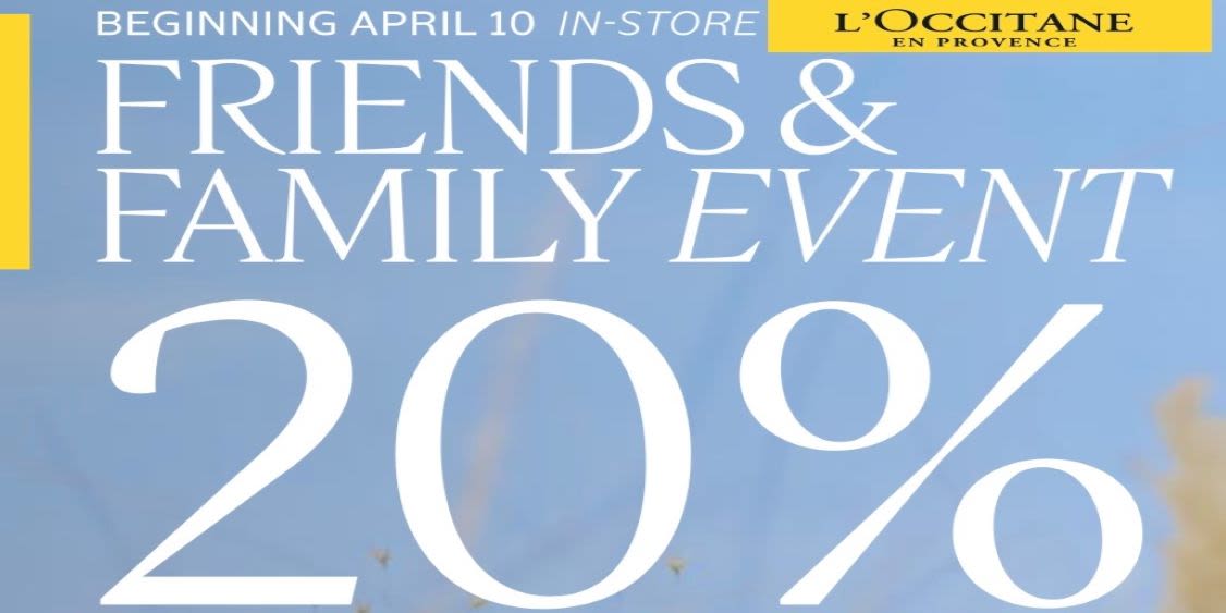 Friends and Family Event 