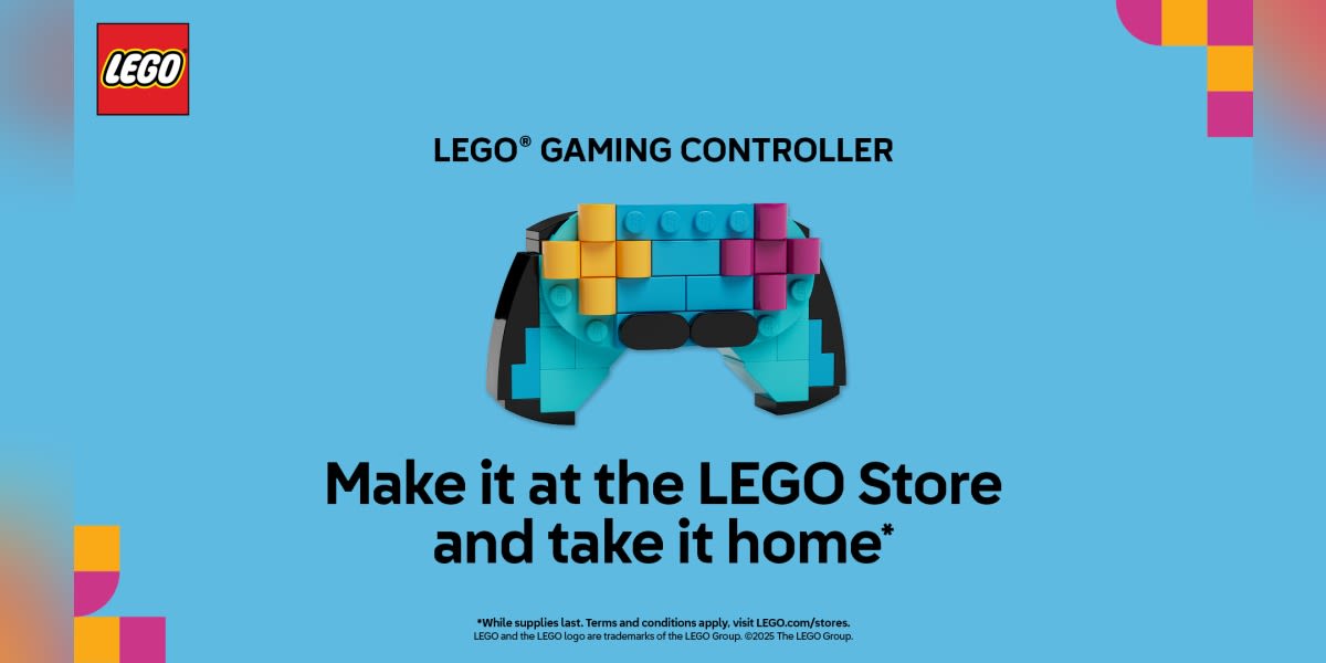 Build a LEGO® Gaming Controller at The LEGO Store and take it home with you!