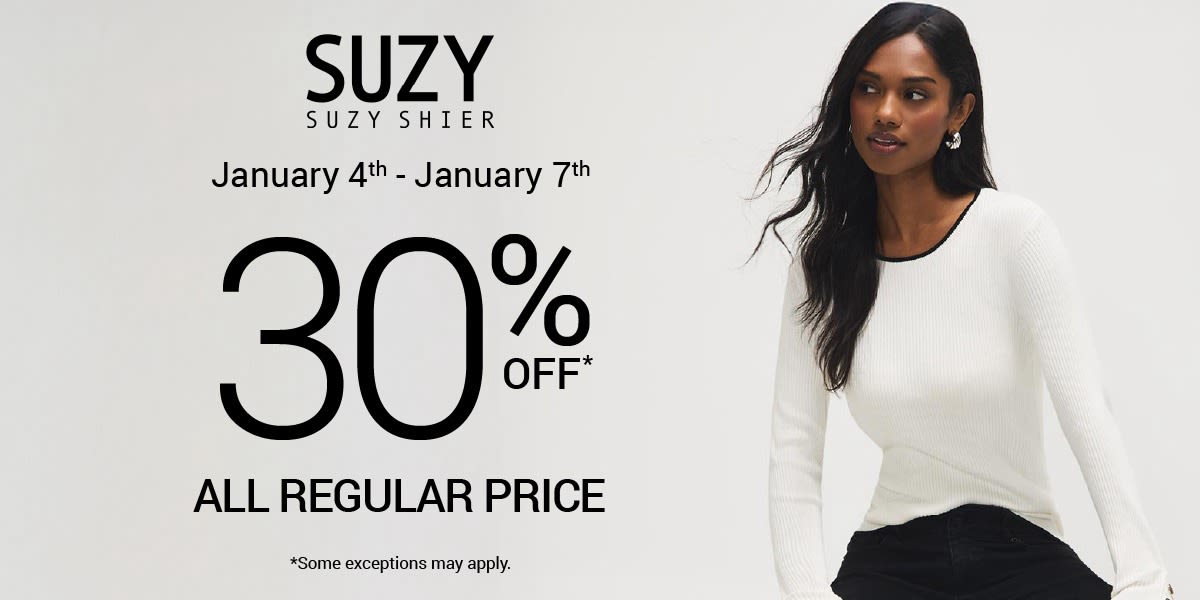 30% OFF REGULAR PRICE