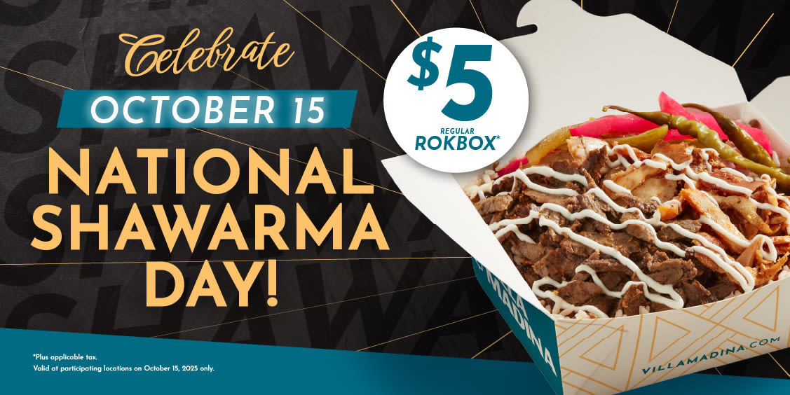 Celebrate National Shawarma Day With A $5 RokBox 