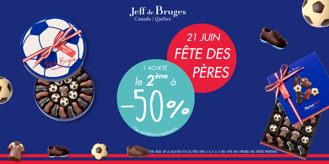 La Fête des Pères se joue en chocolat chez Jeff de Bruges