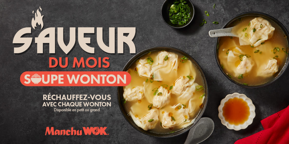 Saveur du mois de février : soupe wonton