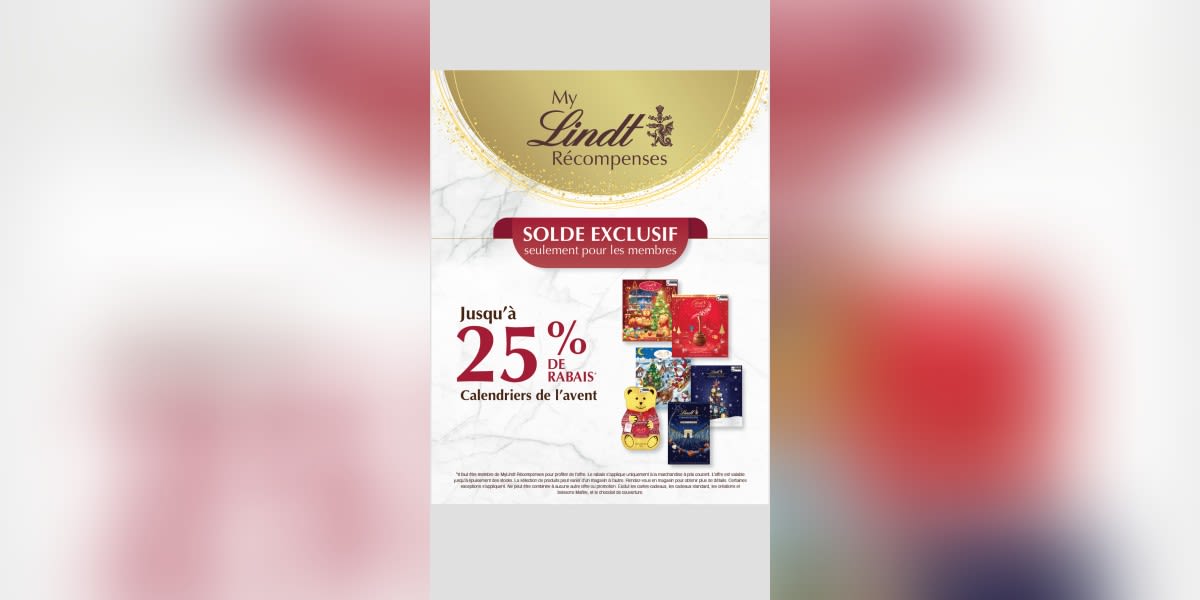 MyLindt Rewards : Offre de l'Avent !
