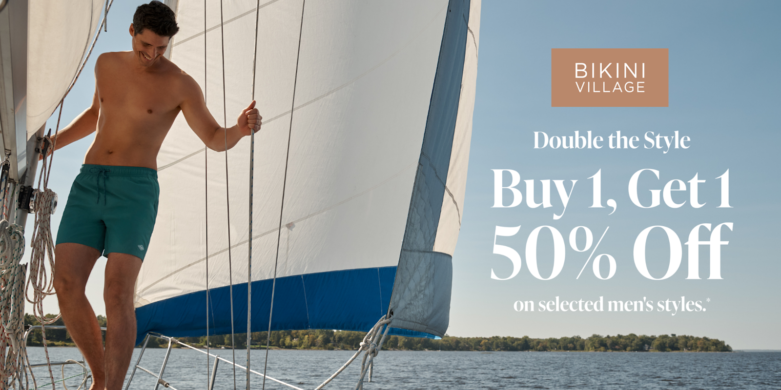 Buy 1, Get 1 at 50% Off on selected men's styles