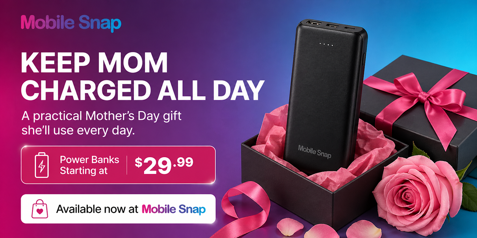 Keep Mom Charged All Day