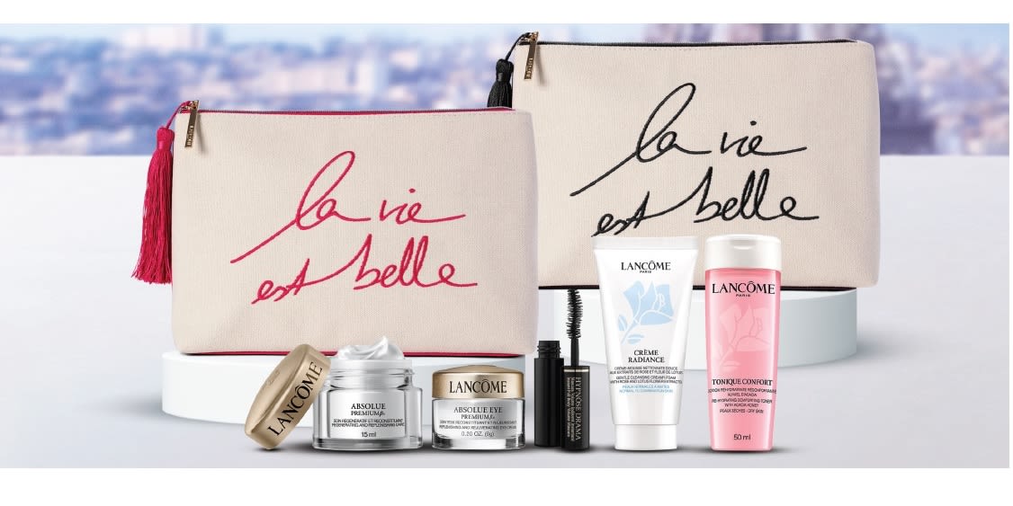 LANCOME Choose your beauty gift is at Hudson’s Bay Queen Street July 17 – 29 