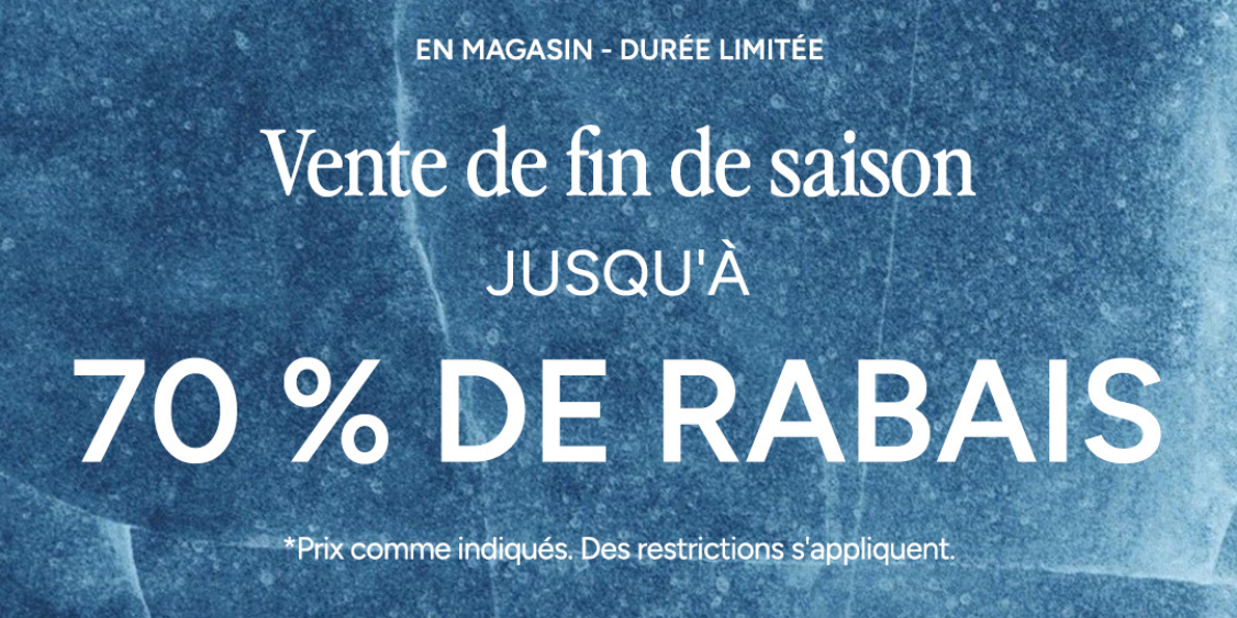 Vente de fin de saison #ardenelove