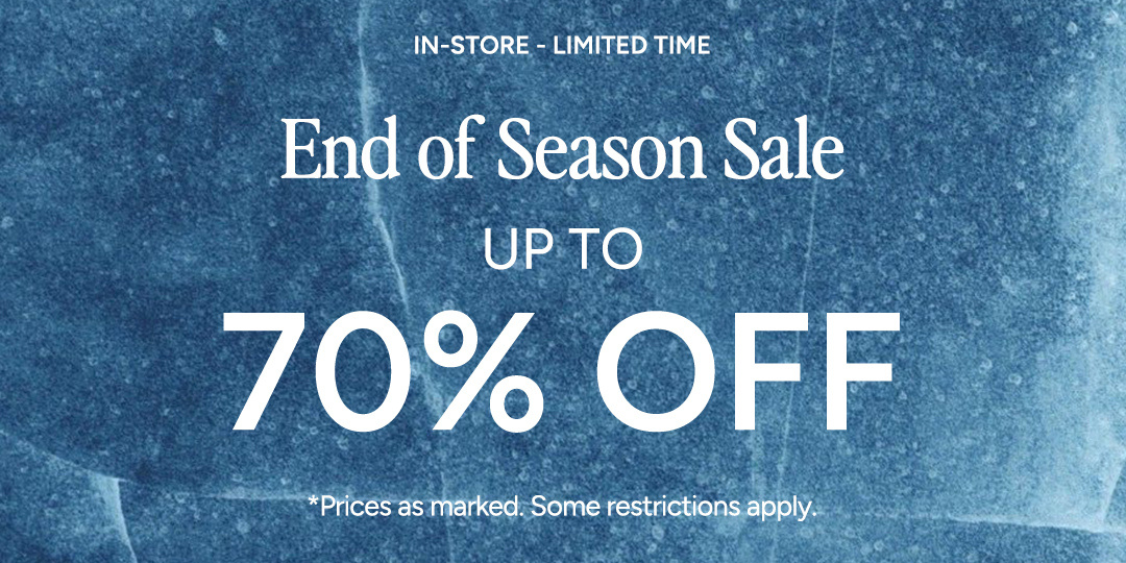 End of Season Sale #ardenelove