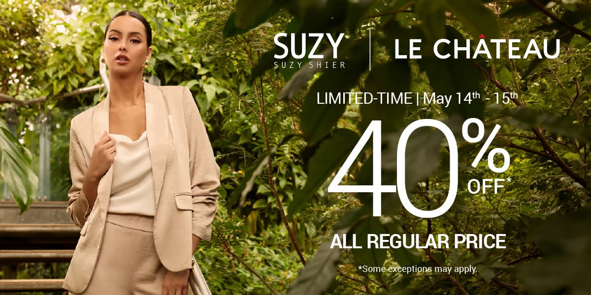 40% OFF ALL REGULAR PRICE